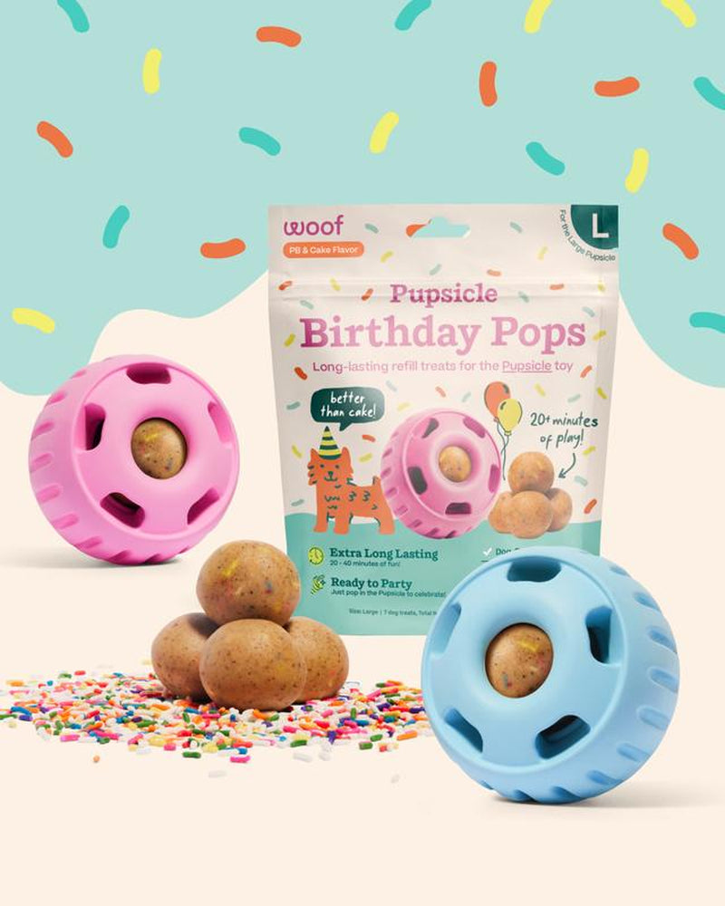 Birthday Pops - Long Lasting Dog Treats for the Pupsicle Toy