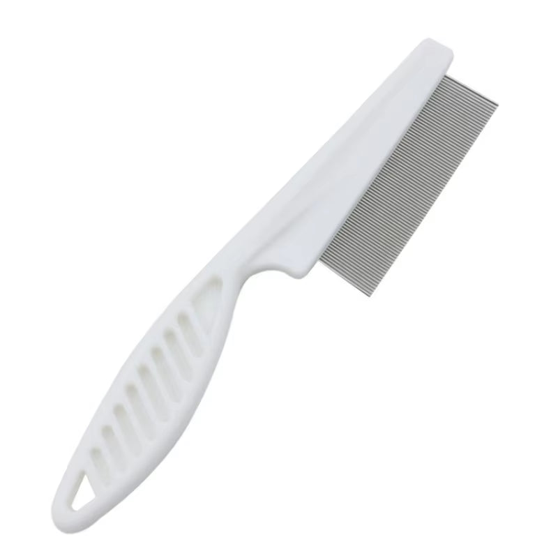 Pet Hair Shedding Comb Stainless Steel Flea Comb for Cat Dog Pet Comfort Flea Hair Grooming Comb Pet Cleaning Supplies 