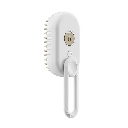 Electric cat steam brush with water spray