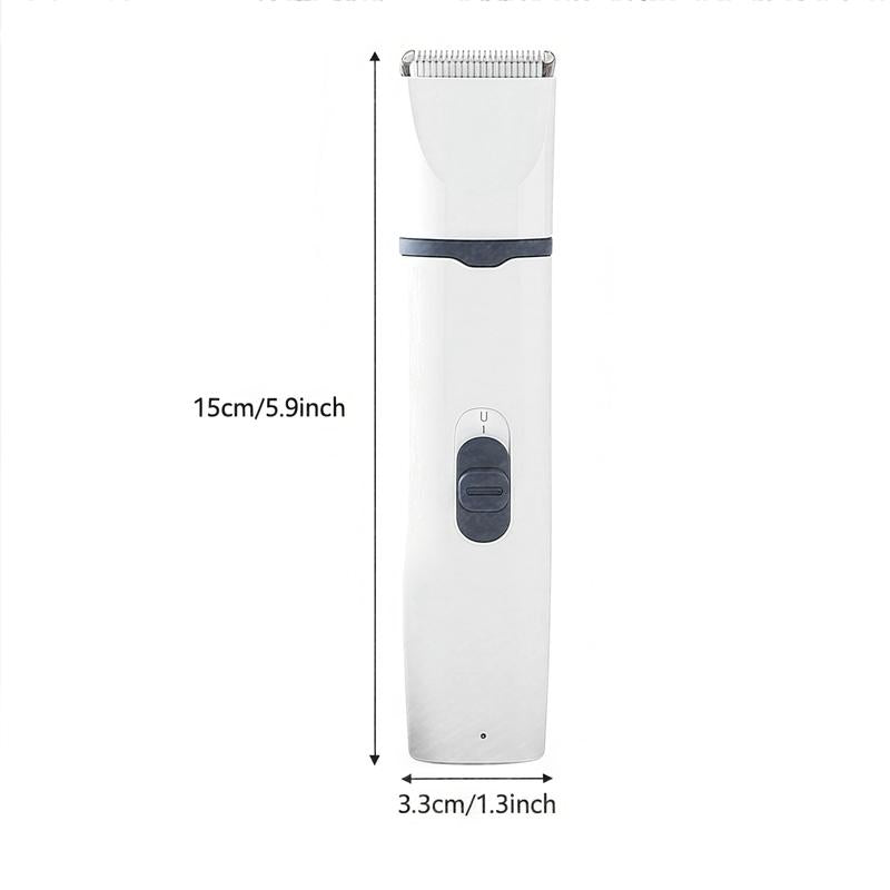 4In1 Pet Hair Trimming Set, Suitable for Cats and Dogs, Low Noise Rechargeable,4Replaceable Heads,Pet Grooming Set,Pet Scissors,For All Sizes Animals