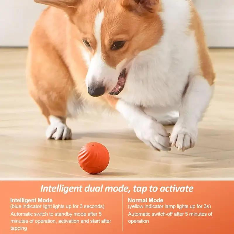 2025 New Shaky Ball Toy for Dogs, Vibrating Dog Ball,Shaking Dog Ball, Interactive Dog Ball,Usb Rechargeable Automatic Moving Dog Toy Ball,For Small Medium Dogs Cat Kitten