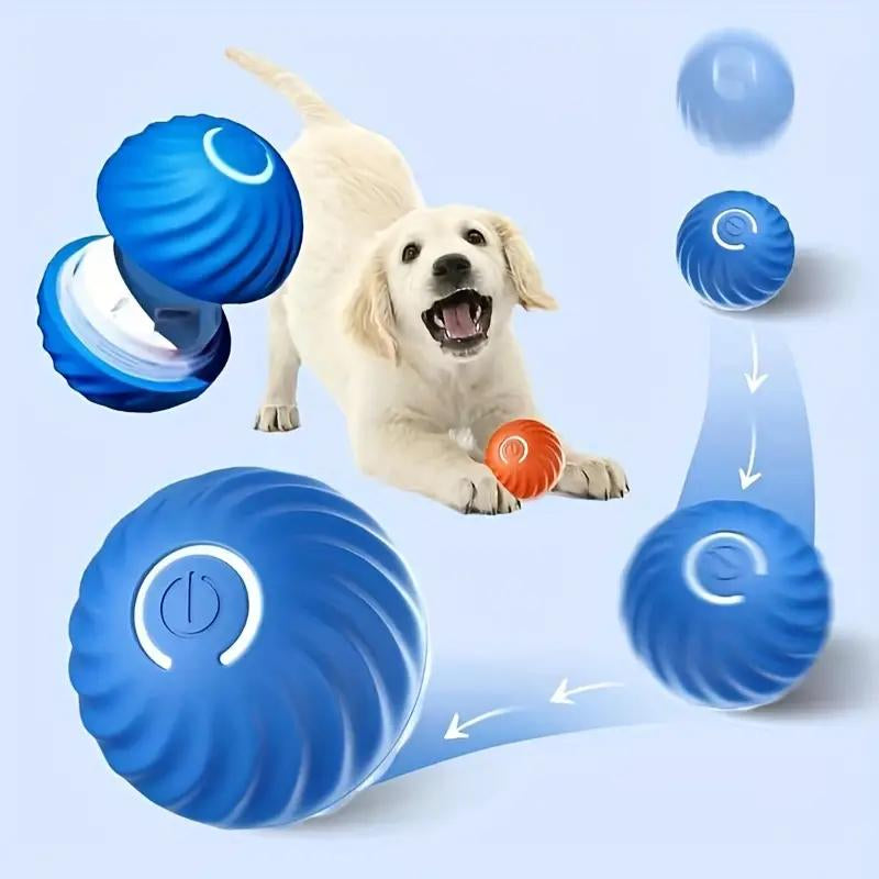 2025 New Shaky Ball Toy for Dogs, Vibrating Dog Ball,Shaking Dog Ball, Interactive Dog Ball,Usb Rechargeable Automatic Moving Dog Toy Ball,For Small Medium Dogs Cat Kitten