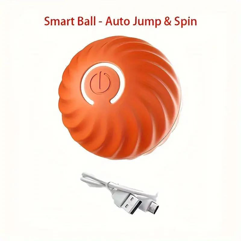 2025 New Shaky Ball Toy for Dogs, Vibrating Dog Ball,Shaking Dog Ball, Interactive Dog Ball,Usb Rechargeable Automatic Moving Dog Toy Ball,For Small Medium Dogs Cat Kitten