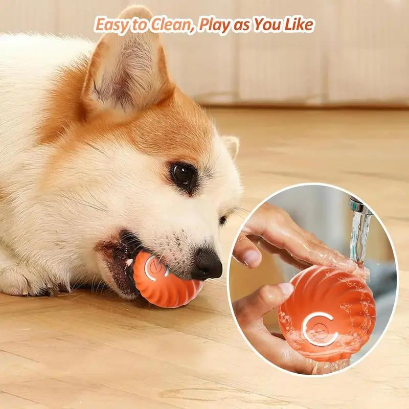 2025 New Shaky Ball Toy for Dogs, Vibrating Dog Ball,Shaking Dog Ball, Interactive Dog Ball,Usb Rechargeable Automatic Moving Dog Toy Ball,For Small Medium Dogs Cat Kitten