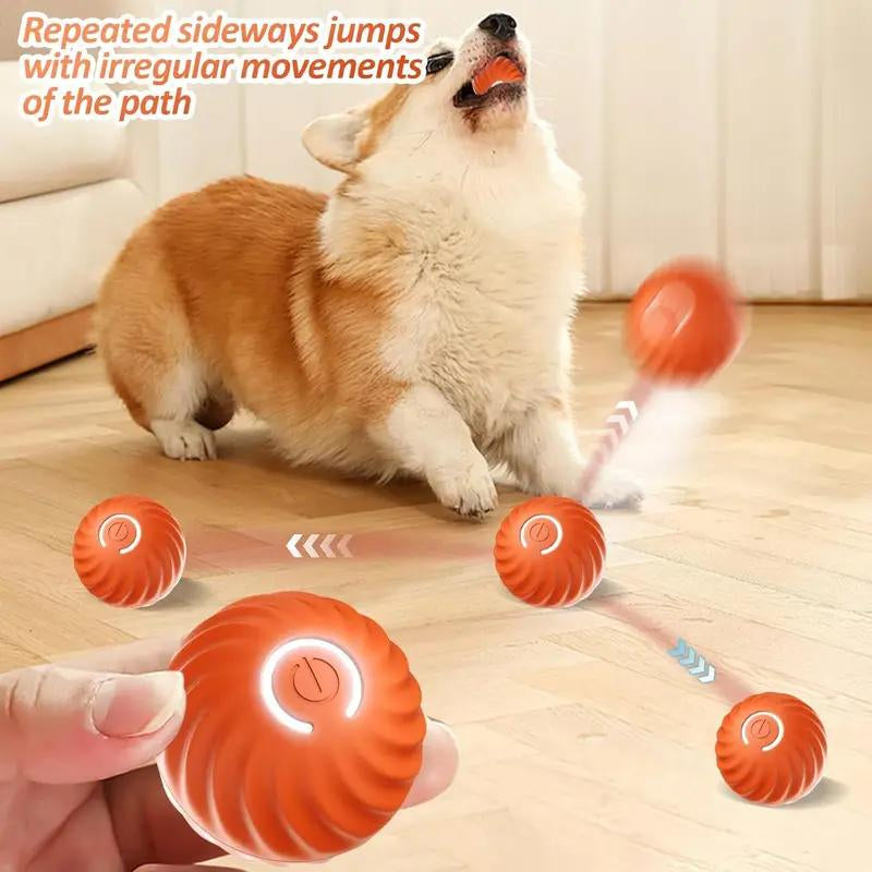 2025 New Shaky Ball Toy for Dogs, Vibrating Dog Ball,Shaking Dog Ball, Interactive Dog Ball,Usb Rechargeable Automatic Moving Dog Toy Ball,For Small Medium Dogs Cat Kitten