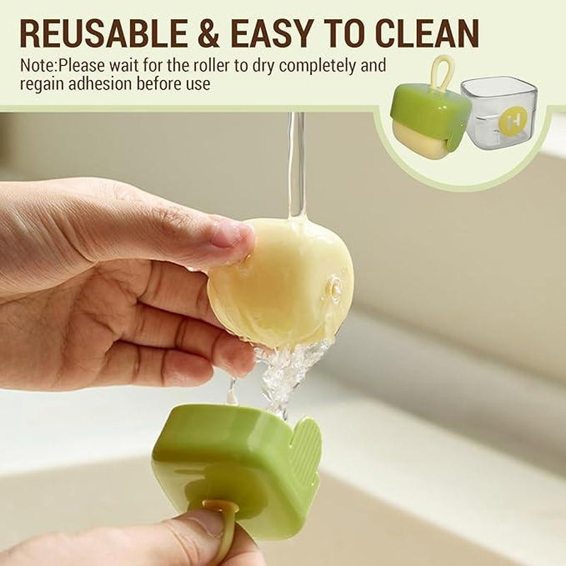 Mini Lint Roller Set: Reusable and Washable Portable Lint Remover for Clothes and Pet Hair - Buy One Get One Offer