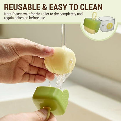 Mini Lint Roller Set: Reusable and Washable Portable Lint Remover for Clothes and Pet Hair - Buy One Get One Offer