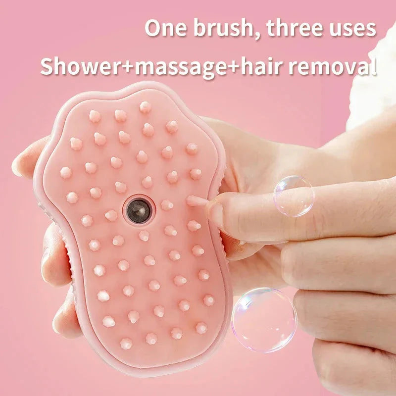 Pet grooming brush for cats and small dogs