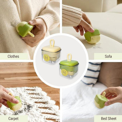 Mini Lint Roller Set: Reusable and Washable Portable Lint Remover for Clothes and Pet Hair - Buy One Get One Offer